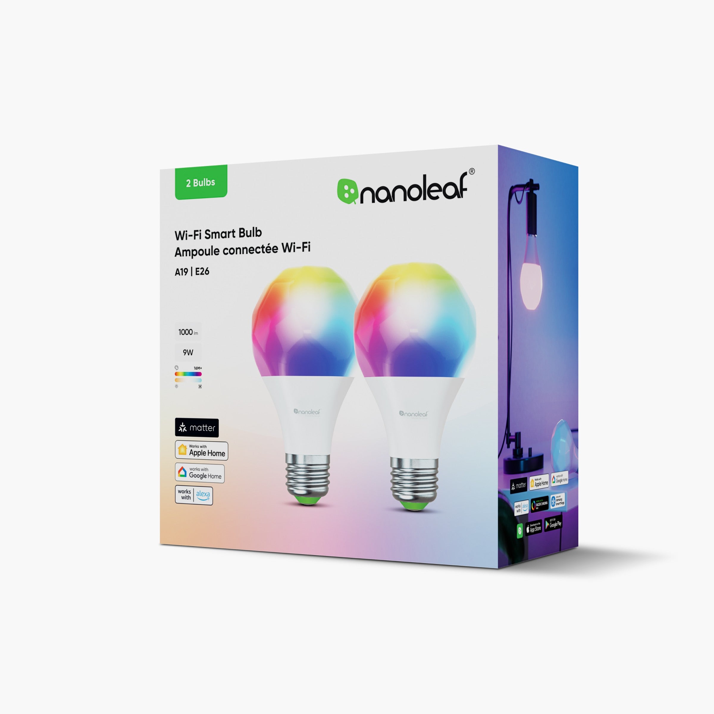 Matter Wi-Fi E27 Smart Bulb (2 Pack) | UK