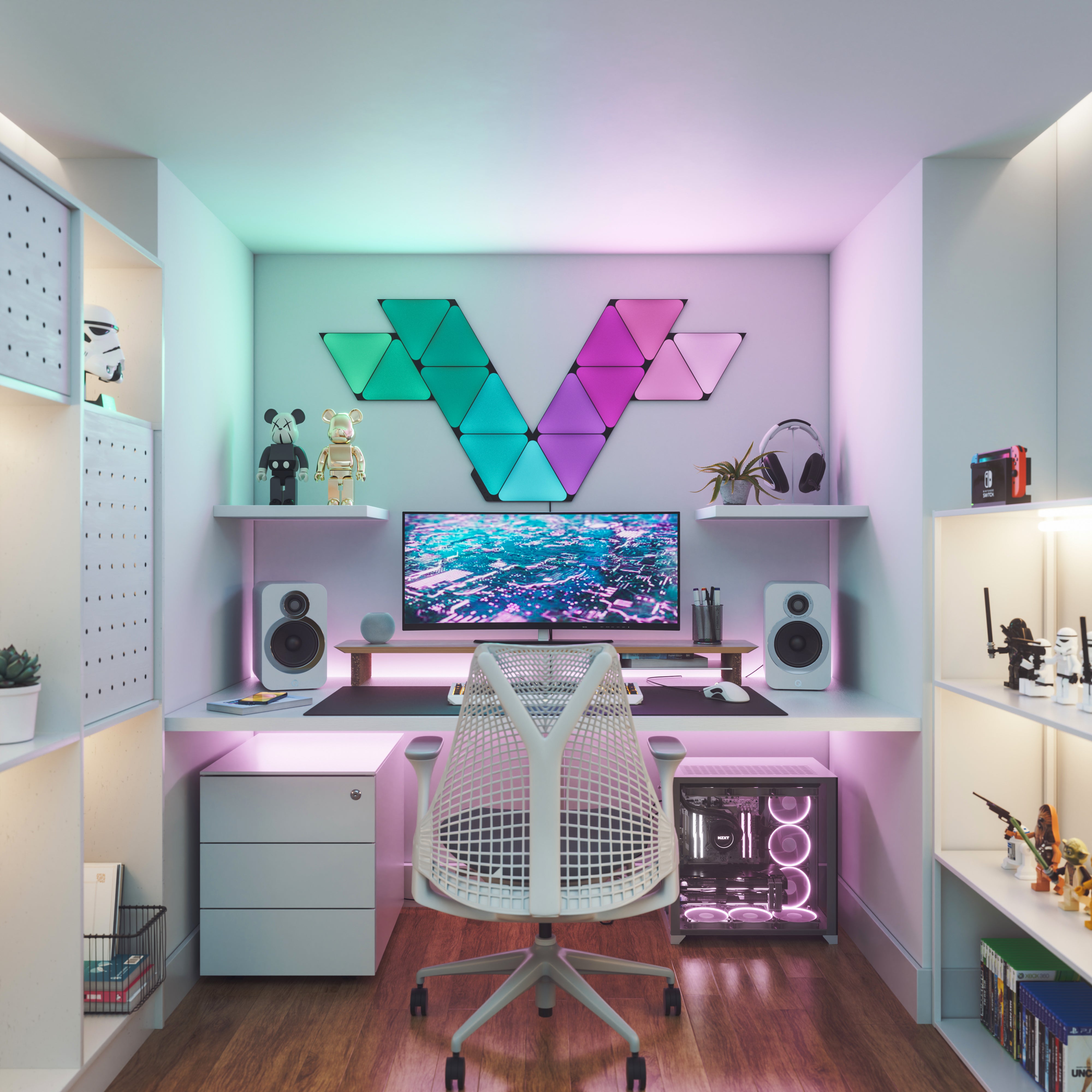 Shapes Limited Edition Ultra Black Triangles Starter Kit (9 Panels)