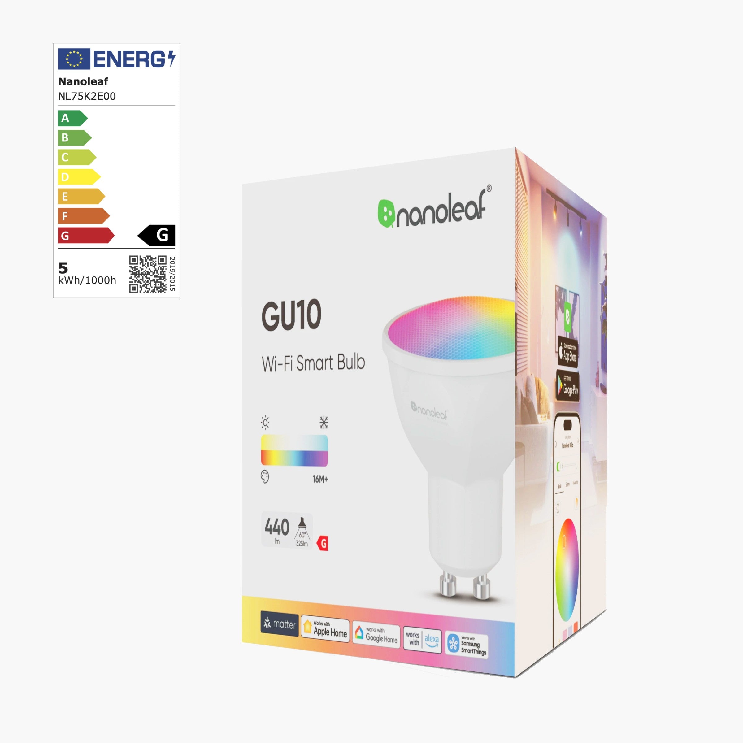 Matter Wi-Fi GU10 Smart Bulb (Each)