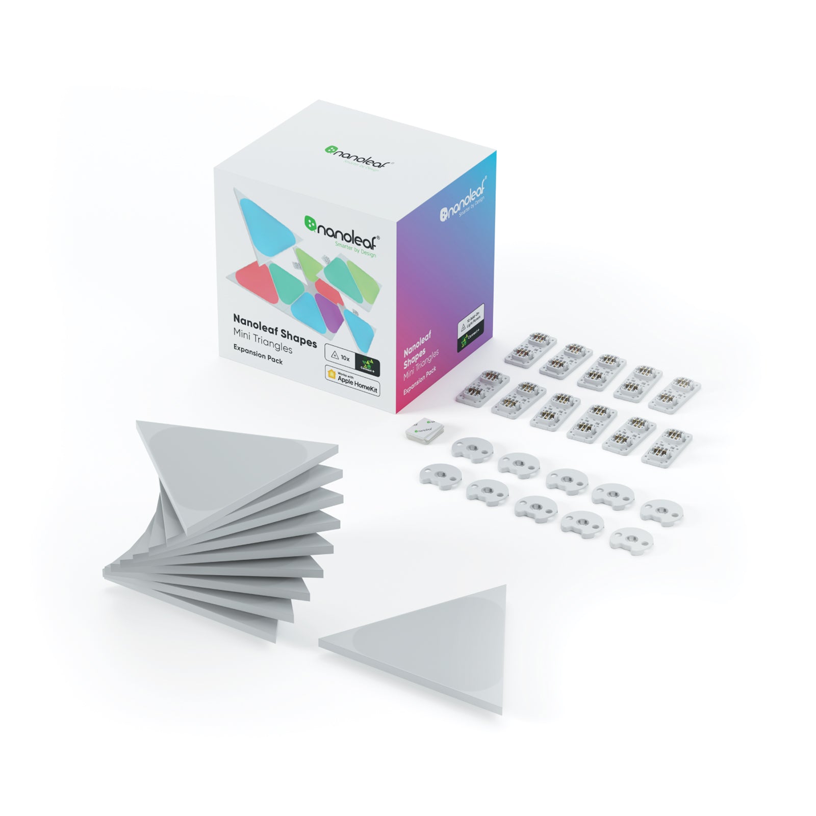 ナノリーフ　Nanoleaf Shapes Mini Triangles 5個入 Nanoleaf Shapes Mini Triangles Expansion | Smart LED Light Panels