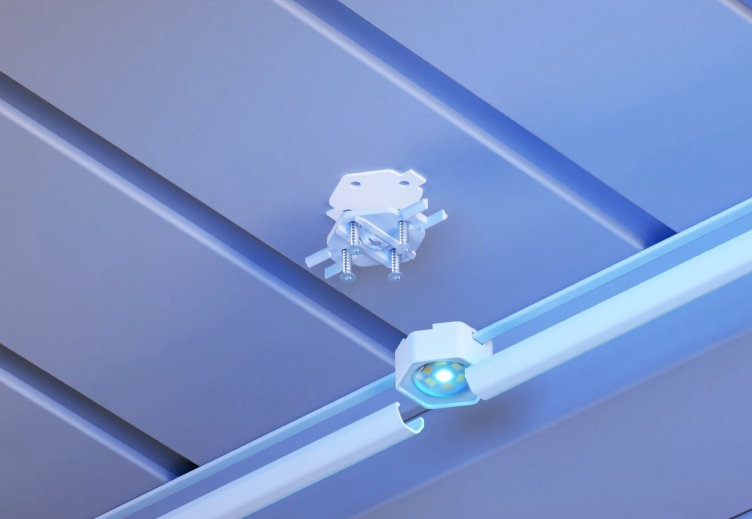 <h3>Sleek Mounting Method</h3>