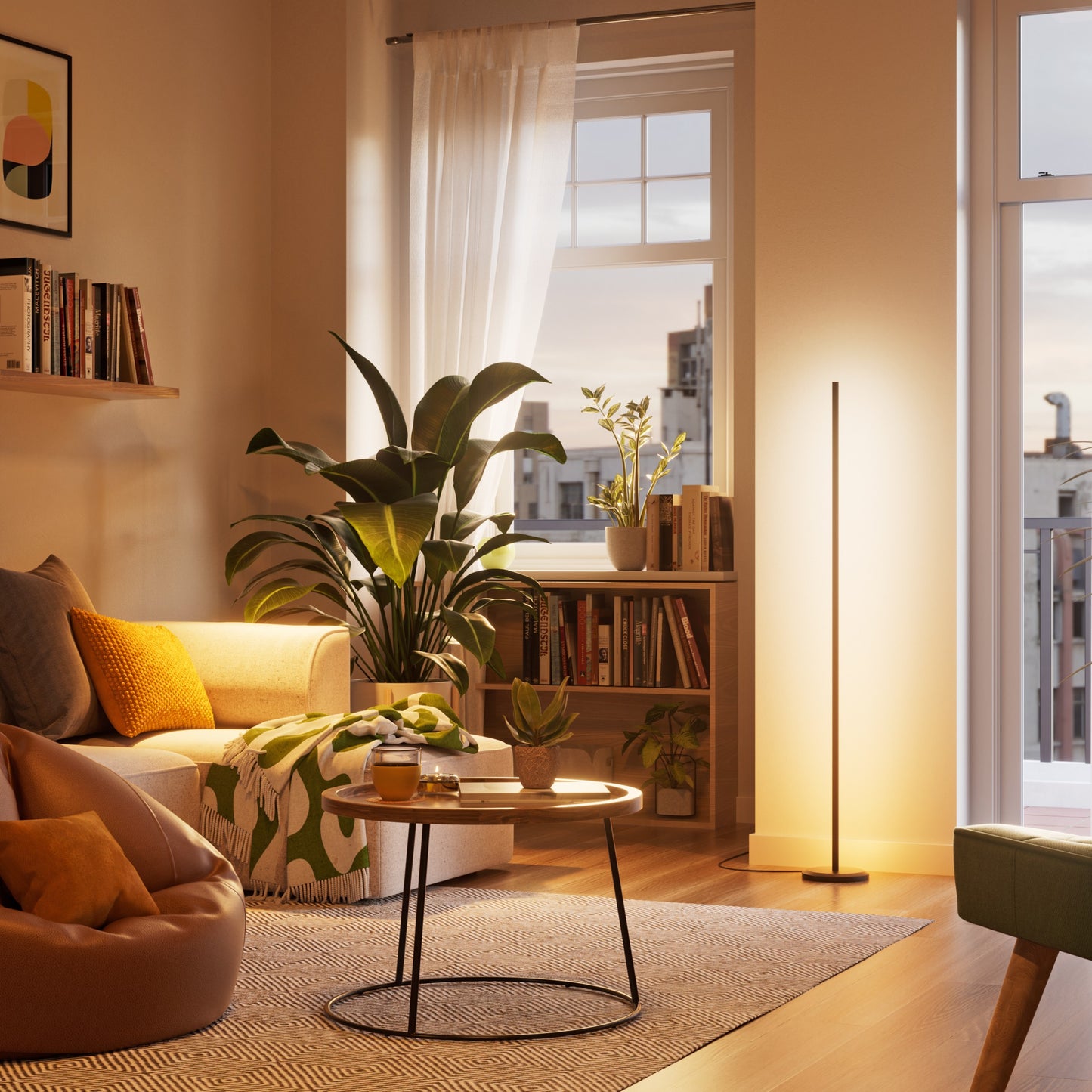 Matter Smart Multicolor Floor Lamp (2 Pack)