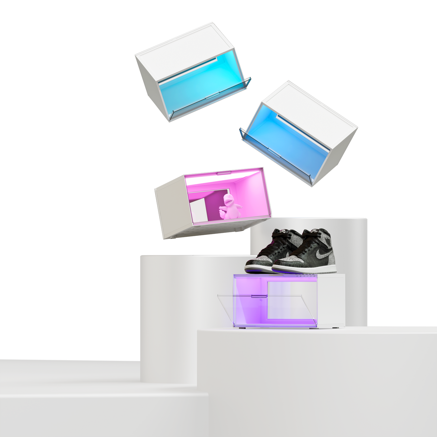 Smart LED Display Case Starter Kit (4 Pack)