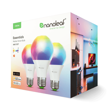 Matter Thread B22 Smart Bulbs (3 Pack)