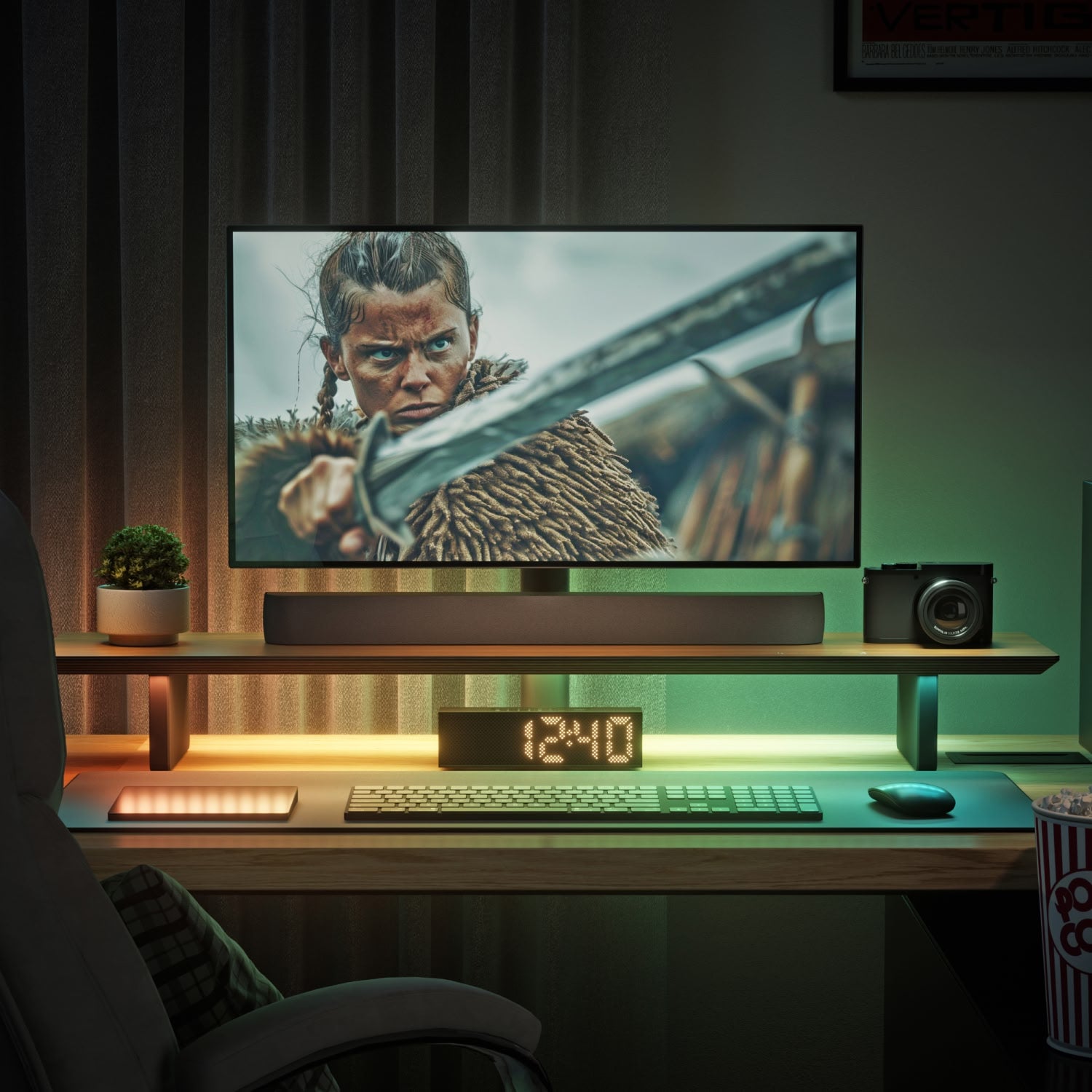 Nanoleaf x FANTAQI | Smart LED Monitor Stand