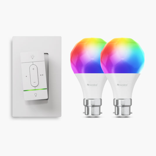 Sense+ Wireless Switch + B22 Bulbs (2pk) Bundle