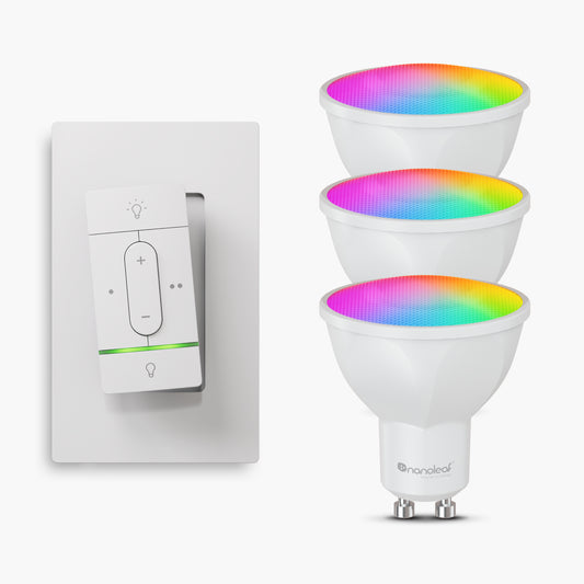 Sense+ Wireless Switch + GU10 Bulbs (3pk) Bundle